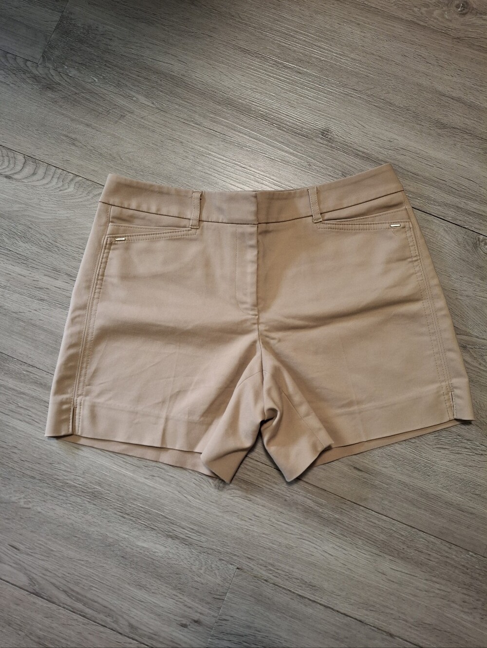 White House Black Market Tan Shorts Size 4 Short